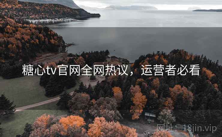 糖心tv官网全网热议，运营者必看